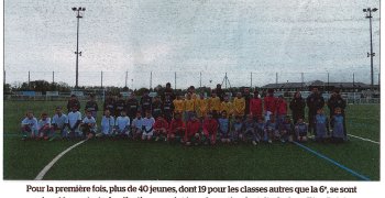 Sélection pour la section foot-études