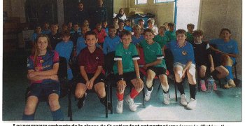Journée d'intégration pour la classe de 6e option Football