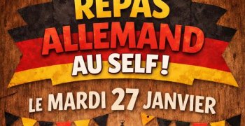 Repas Allemand à la cantine - 27 janvier 2026
